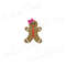 Gingerbread Girl Embroidery Design Mini Gingerbread Girl Christmas Embroidery Design Gingerbread Wo 1
