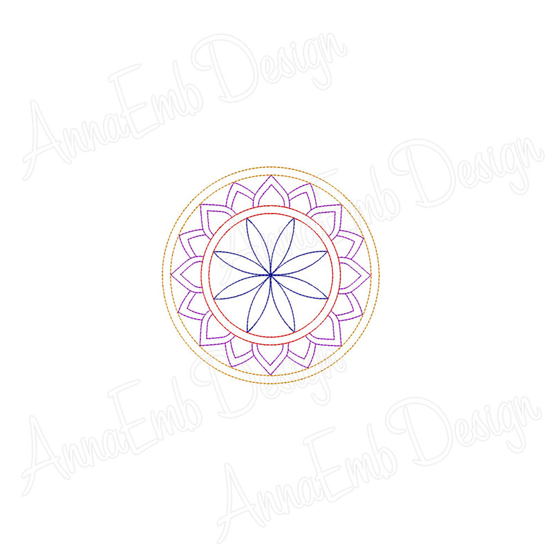 Flower Embroidery Design Mandala Embroidery Design Yoga Embroidery Machine Embroidery Sacred Geomet 1