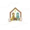 Nativity Scene Embroidery Design Christmas Nativity Scene Embroidery Design Mini Nativity Scene 1
