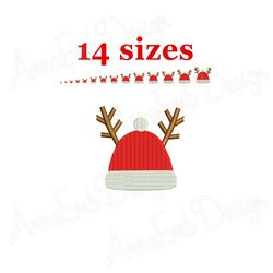 santa hat embroidery design antlers embroidery santa hat silhouette mini santa hat machine embroidery christmas santa