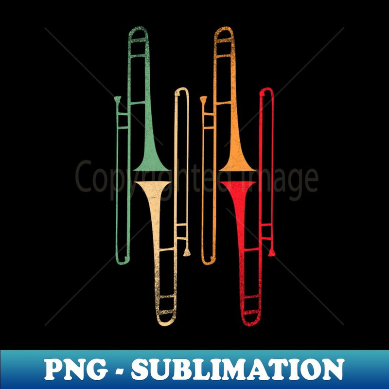 trombone - High-Resolution PNG Sublimation File