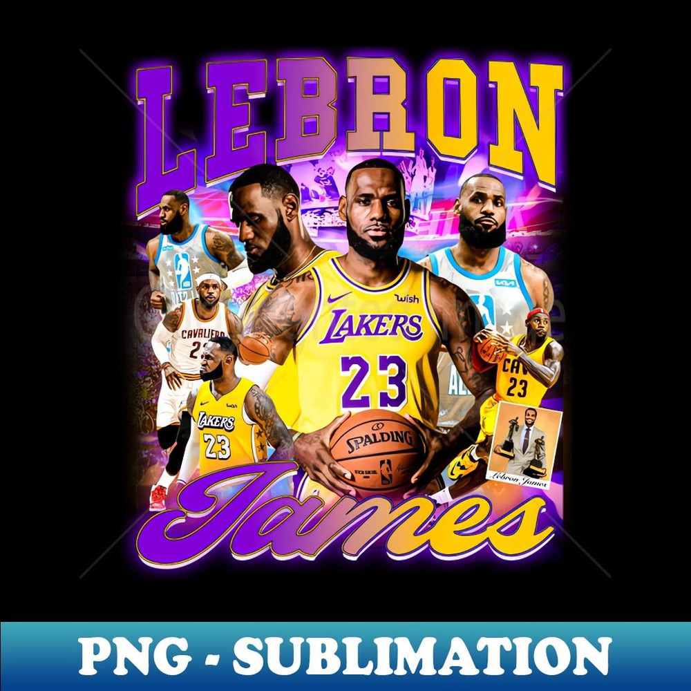 LeBron James Bootleg tee - High-Quality PNG Sublimation Download