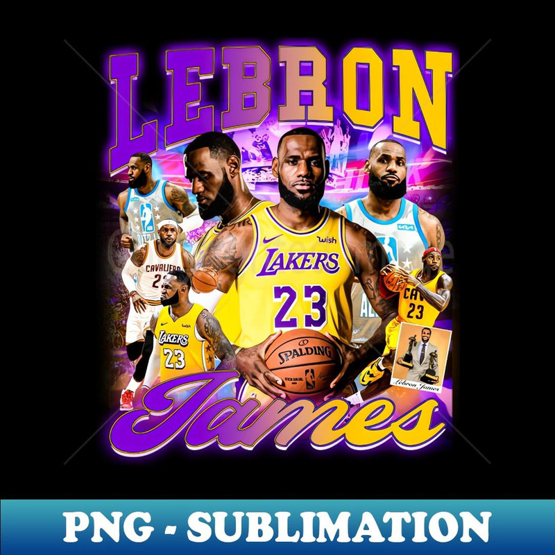 LeBron James Bootleg tee - High-Quality PNG Sublimation Download