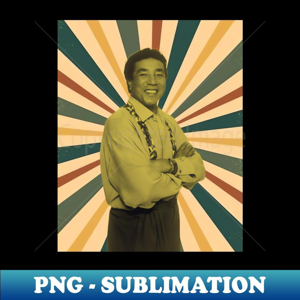 Smokey Robinson - PNG Transparent Sublimation Design