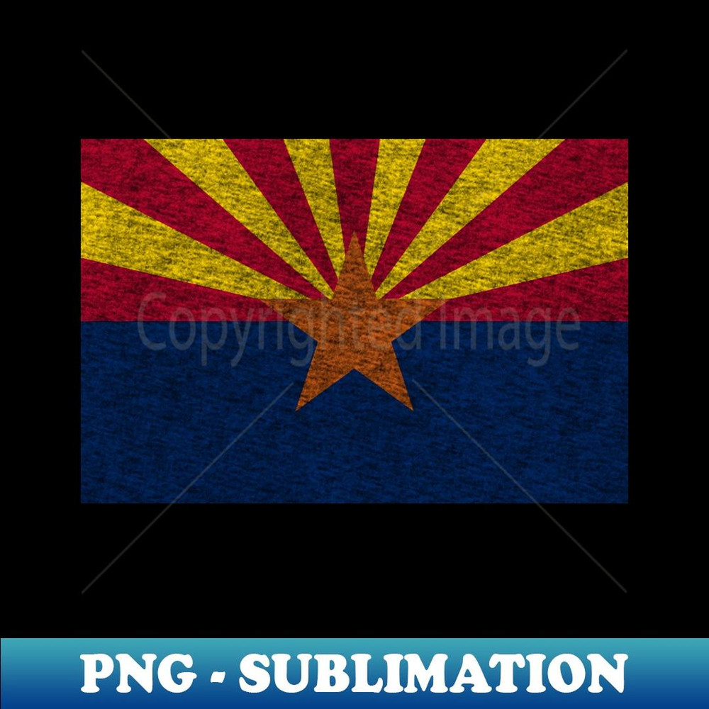 Retro 80s Distressed Vintage Sunset Arizona - High-Quality PNG Sublimation Download