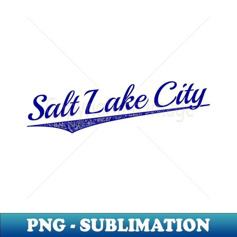 Salt Lake City Utah - High-Resolution PNG Sublimation File