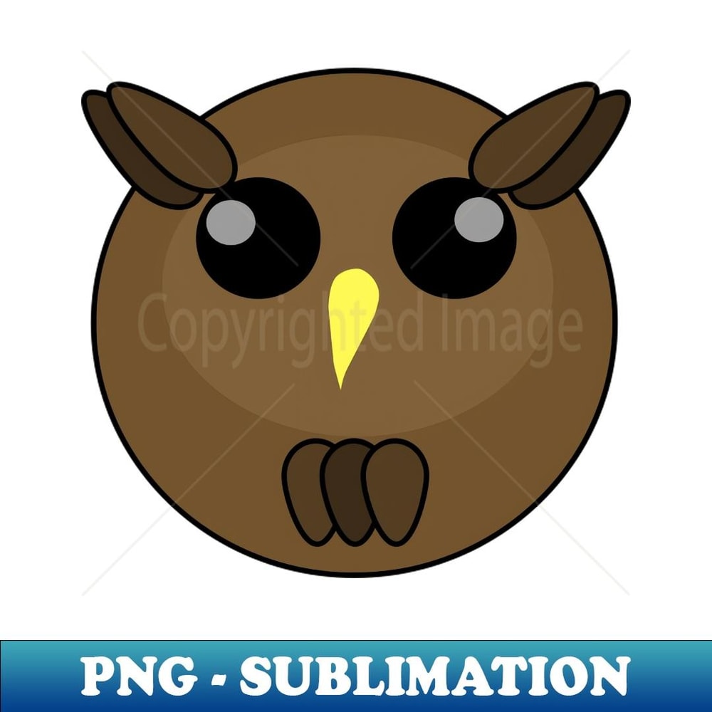Bubble Owl - PNG Transparent Digital Download File for Sublimation