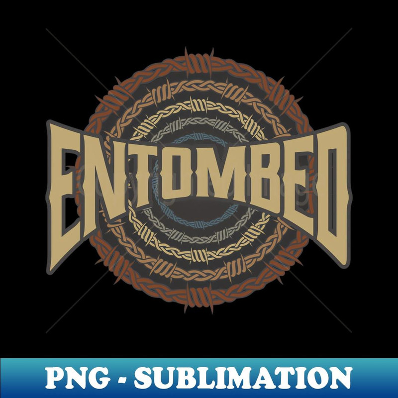 Entombed Barbed Wire - Sublimation-Ready PNG File