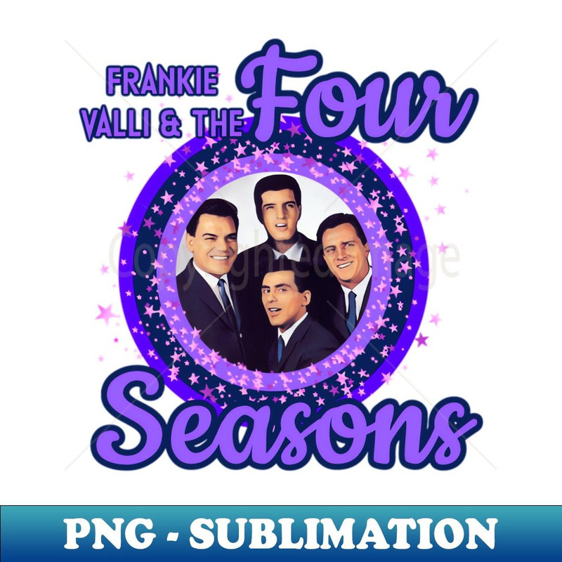Frankie Valli And The Four Seasons - Exclusive PNG Sublimation Download