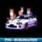 Supra Cats Car - Premium Sublimation Digital Download
