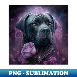 dark beauty cane corso - modern sublimation png file