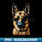Cool German Shepherd with Sunglasses - Stylish Sublimation Digital Download
