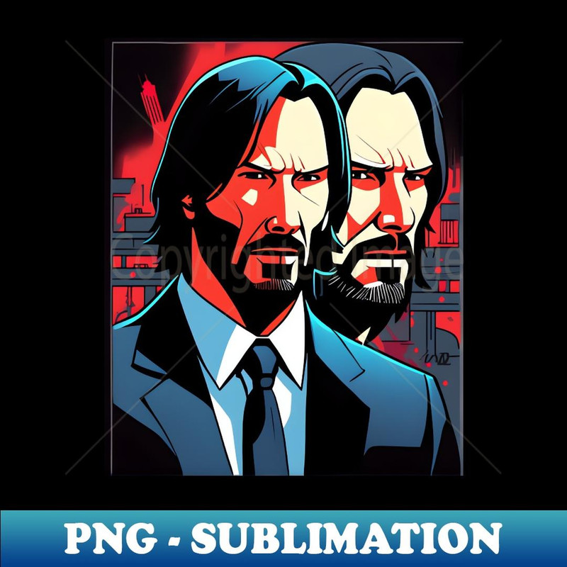 John Wick - Creative Sublimation PNG Download