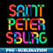 Saint Petersburg Russia Pop Art Letters - Retro PNG Sublimation Digital Download