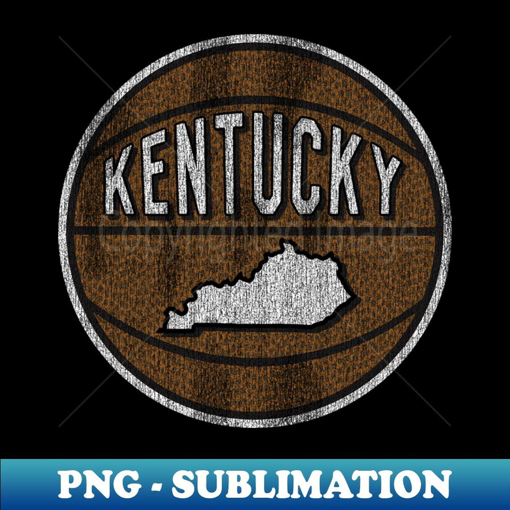 Kentucky Vintage Basketball - Instant Sublimation Digital Download