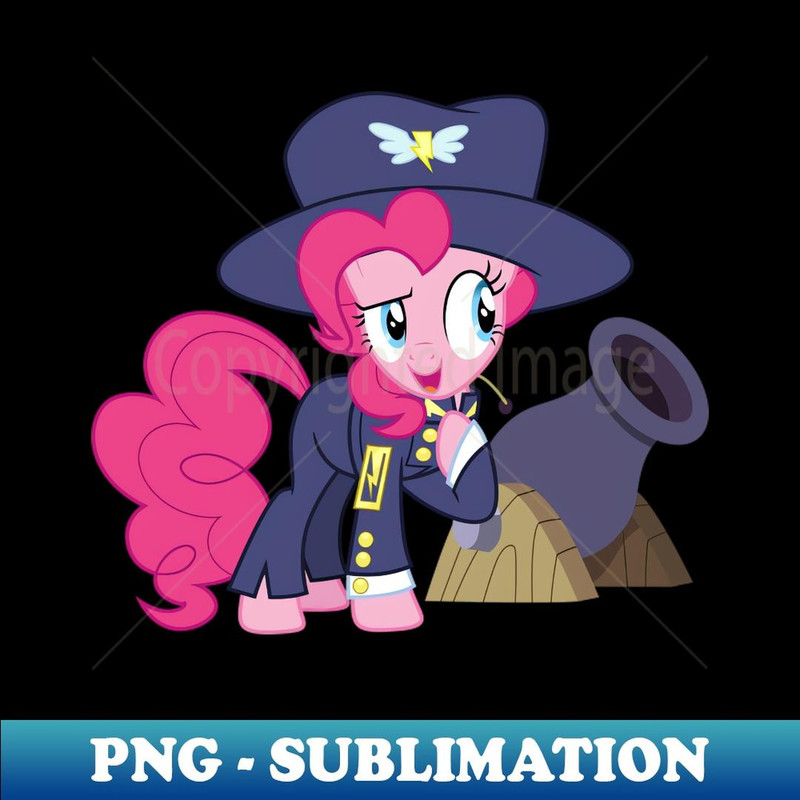 Pinkie Pie as General Firefly - PNG Sublimation Digital Download