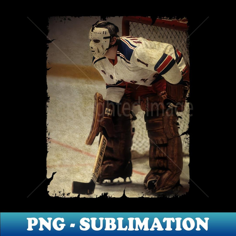 Ed Giacomin - New York Rangers, - PNG Transparent Sublimation File