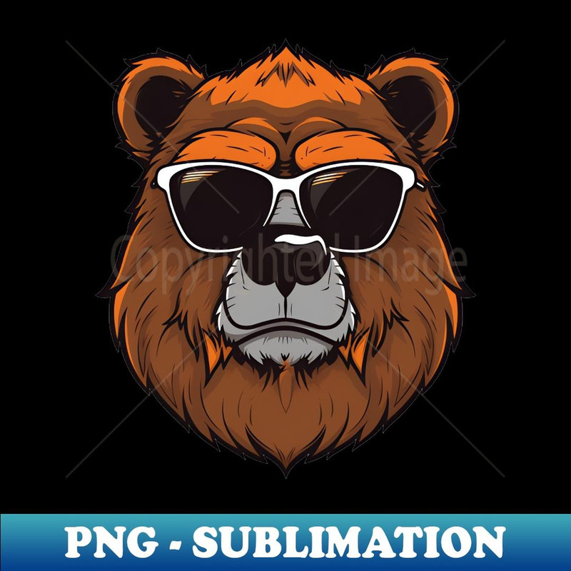 Sarsactic furry bear logo black - Stylish Sublimation Digital Download