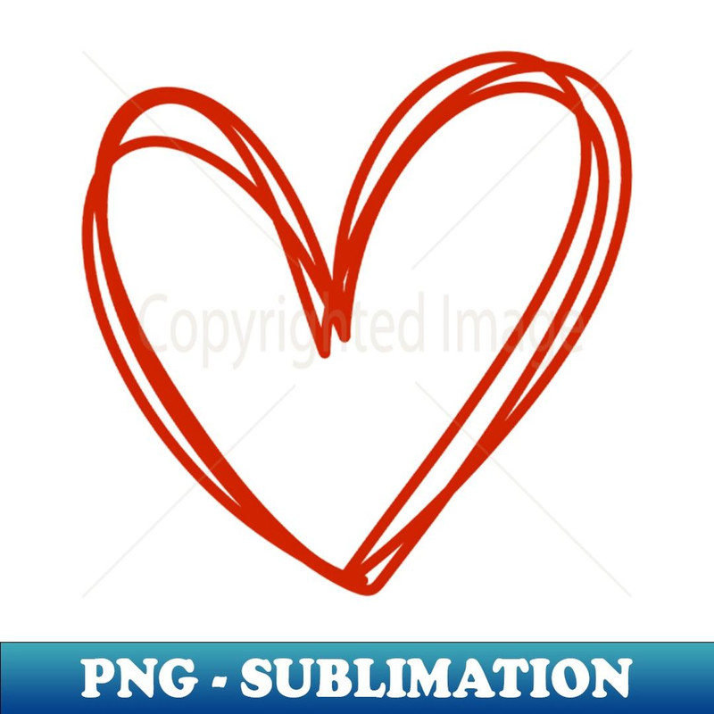 Heart T-Shirt - PNG Sublimation Digital Download