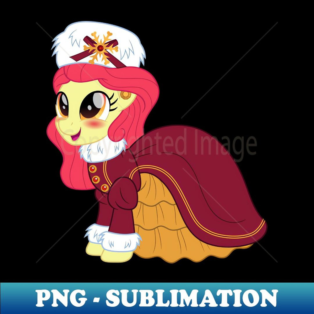 Holiday Apple Bloom - Modern Sublimation PNG File