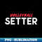 Volleyball Setter - Retro PNG Sublimation Digital Download