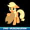Apologizing Applejack - Vintage Sublimation PNG Download