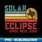 Solar Eclipse April 8 2024 Texas - PNG Transparent Digital Download File for Sublimation