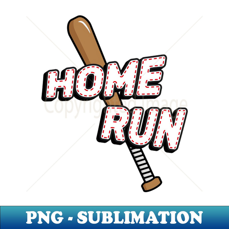 Home Run Baseball - Premium PNG Sublimation File