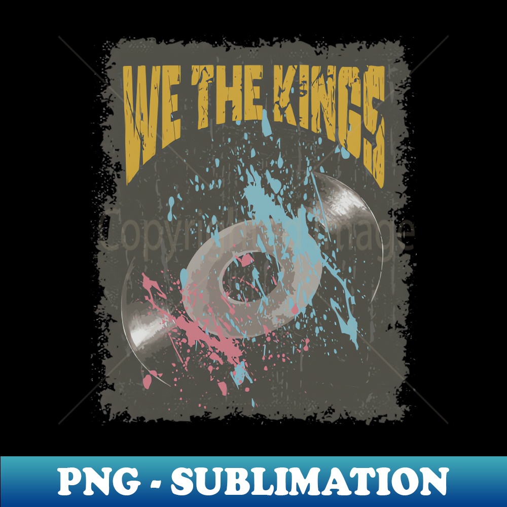 We The Kings Vintage Vynil 1 - Signature Sublimation PNG File