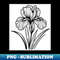 Black And White Iris Design - Premium Sublimation Digital Download