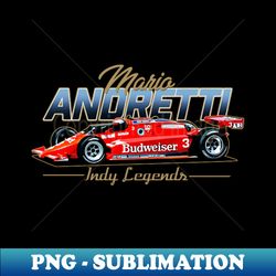mario andretti legends 80s retro - premium png sublimation file