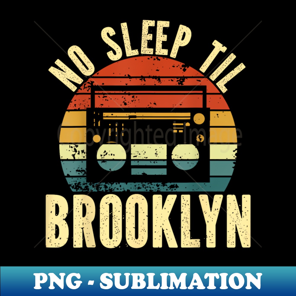 Cool Retro No Sleep , Old School Stereo - PNG Transparent Sublimation Design