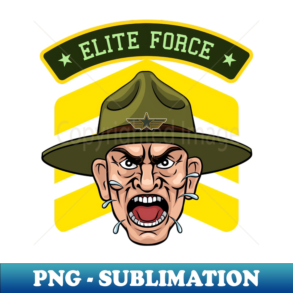 Elite Force - Vintage Sublimation PNG Download