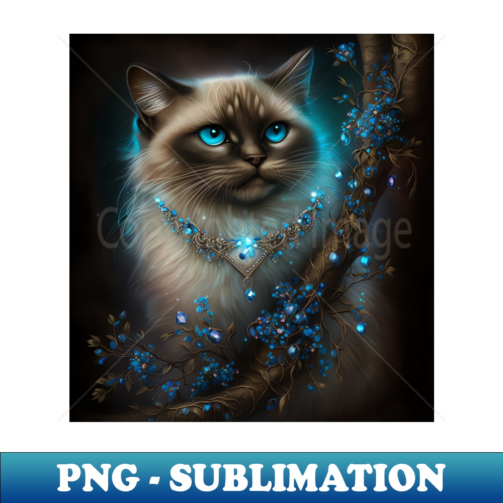 Radiant Ragdoll Cat - Special Edition Sublimation PNG File