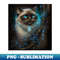 Radiant Ragdoll Cat - Special Edition Sublimation PNG File