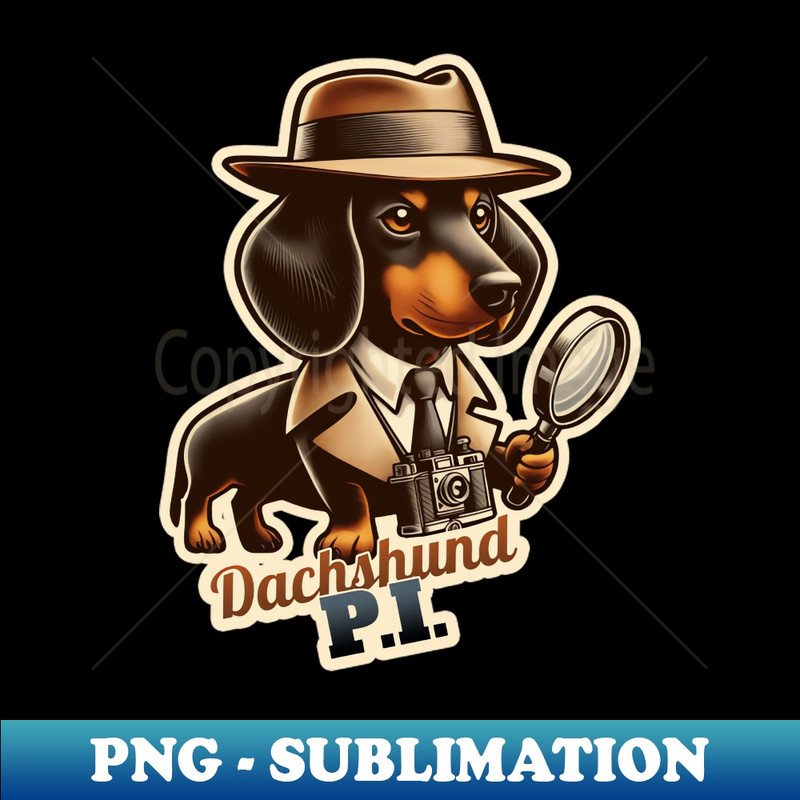 Dachshund PI - Unique Sublimation PNG Download