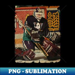 guy hebert in mighty ducks of anaheim, 1997 (441gp) - modern sublimation png file
