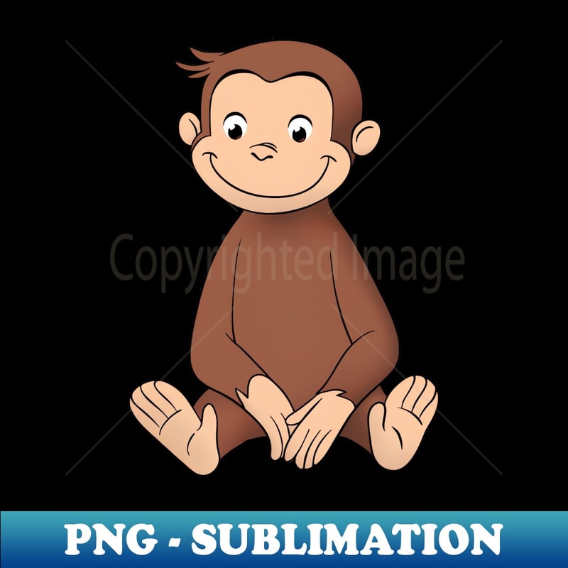 Curious George Funny - Aesthetic Sublimation Digital File