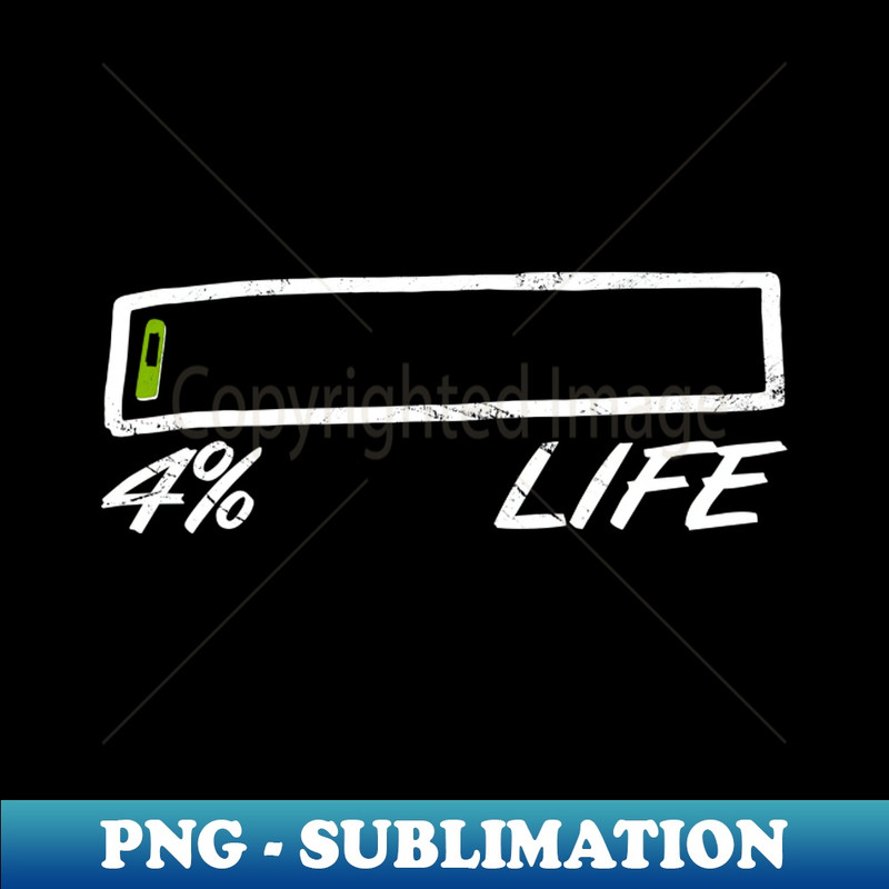 Loading Bar 4 Birthday, 4th Bday Life - Decorative Sublimation PNG File