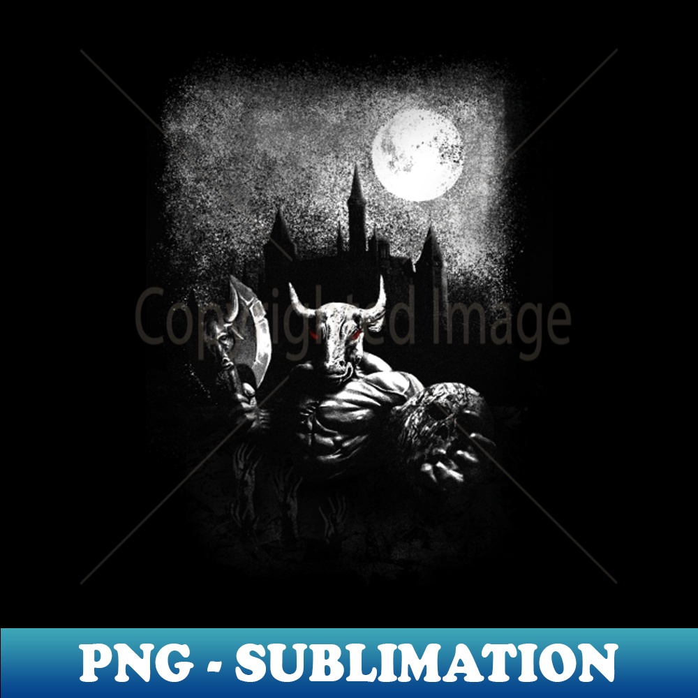 Minotaur - Vintage Sublimation PNG Download