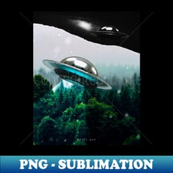 fly with ufo - vintage sublimation png download