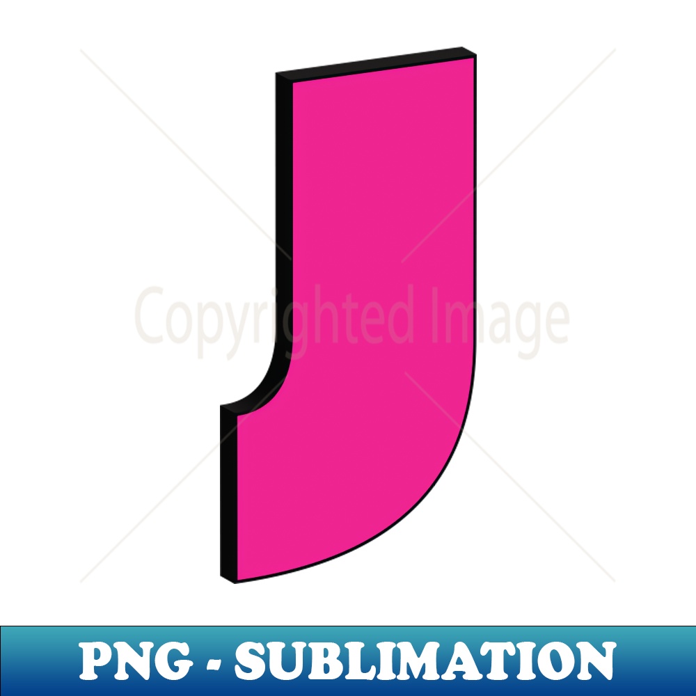 Letter J - Premium PNG Sublimation File