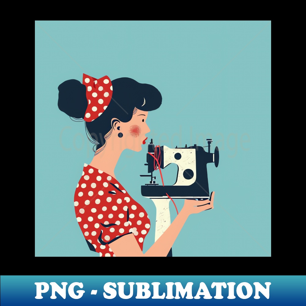 Stitches in Time The Elegance of Sewing VIII - Stylish Sublimation Digital Download