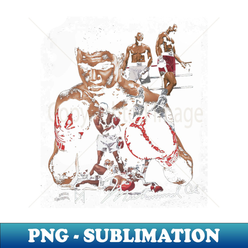 Muhammad Ali Vintage - Instant Sublimation Digital Download