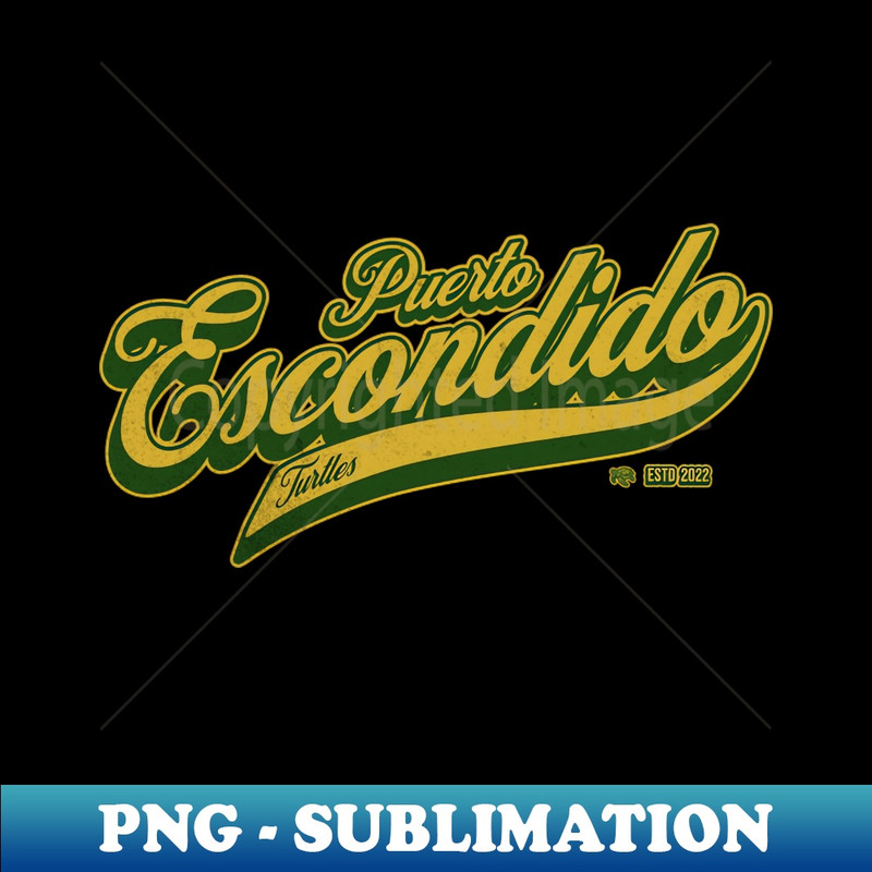 The green team of sea turtles from Puerto Escondido, Mexico - Elegant Sublimation PNG Download