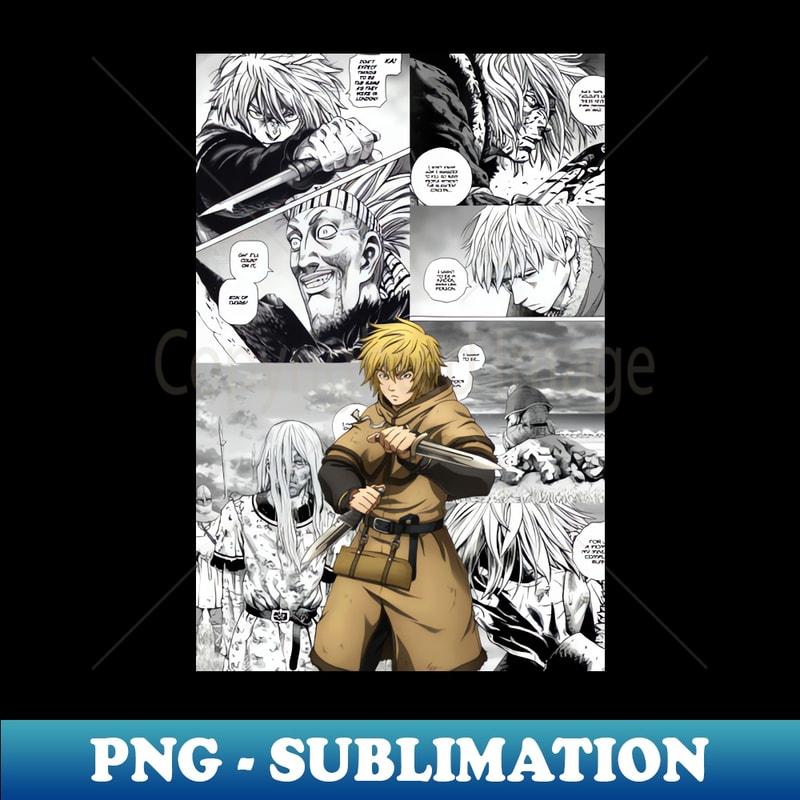 Thorfinn - Vintage Sublimation PNG Download