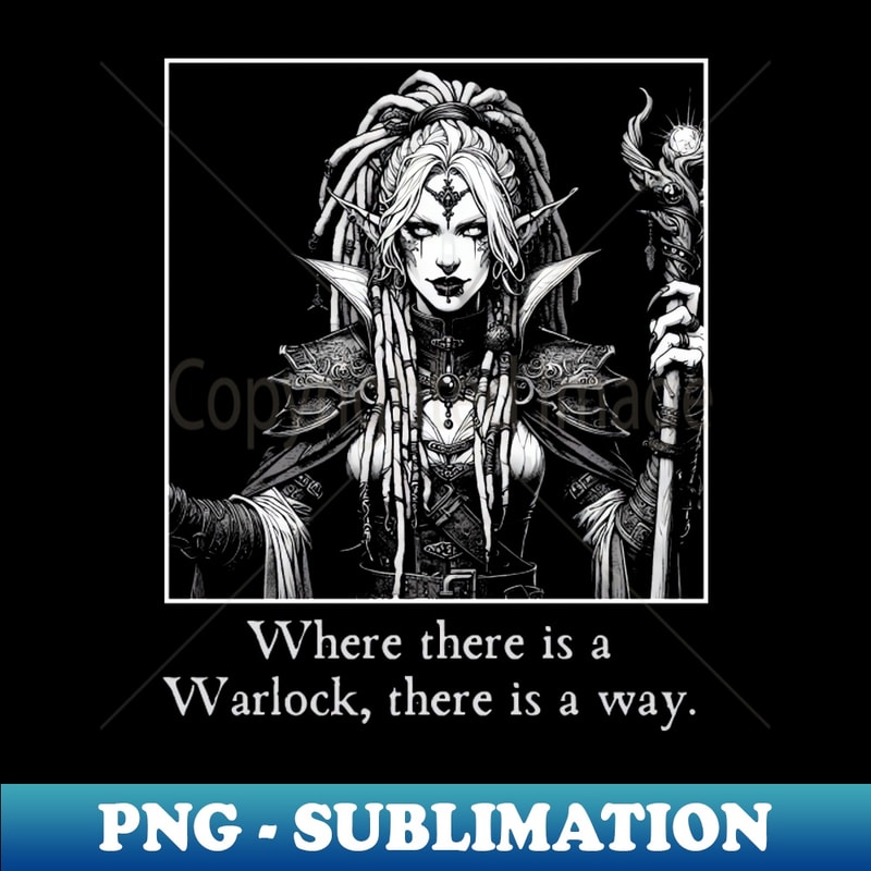 Warlock - Vintage Sublimation PNG Download