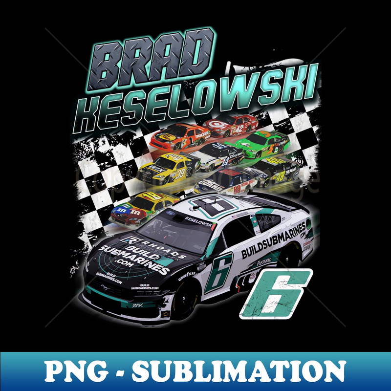 Brad Keselowski - Premium Sublimation Digital Download