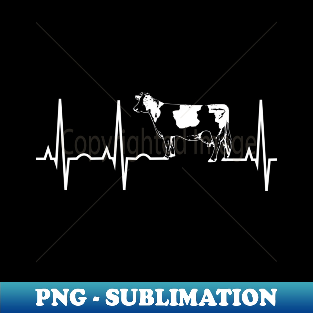 Cow Hebeat - I Love Dairy Cows For Farmers - Vintage Sublimation PNG Download