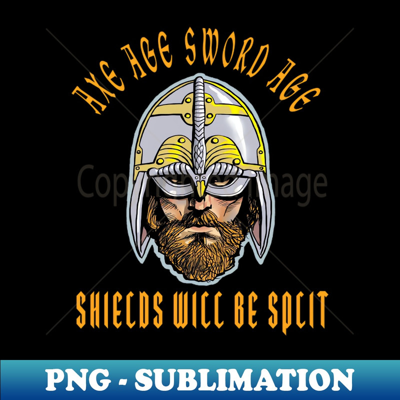 Viking axe age - Retro PNG Sublimation Digital Download
